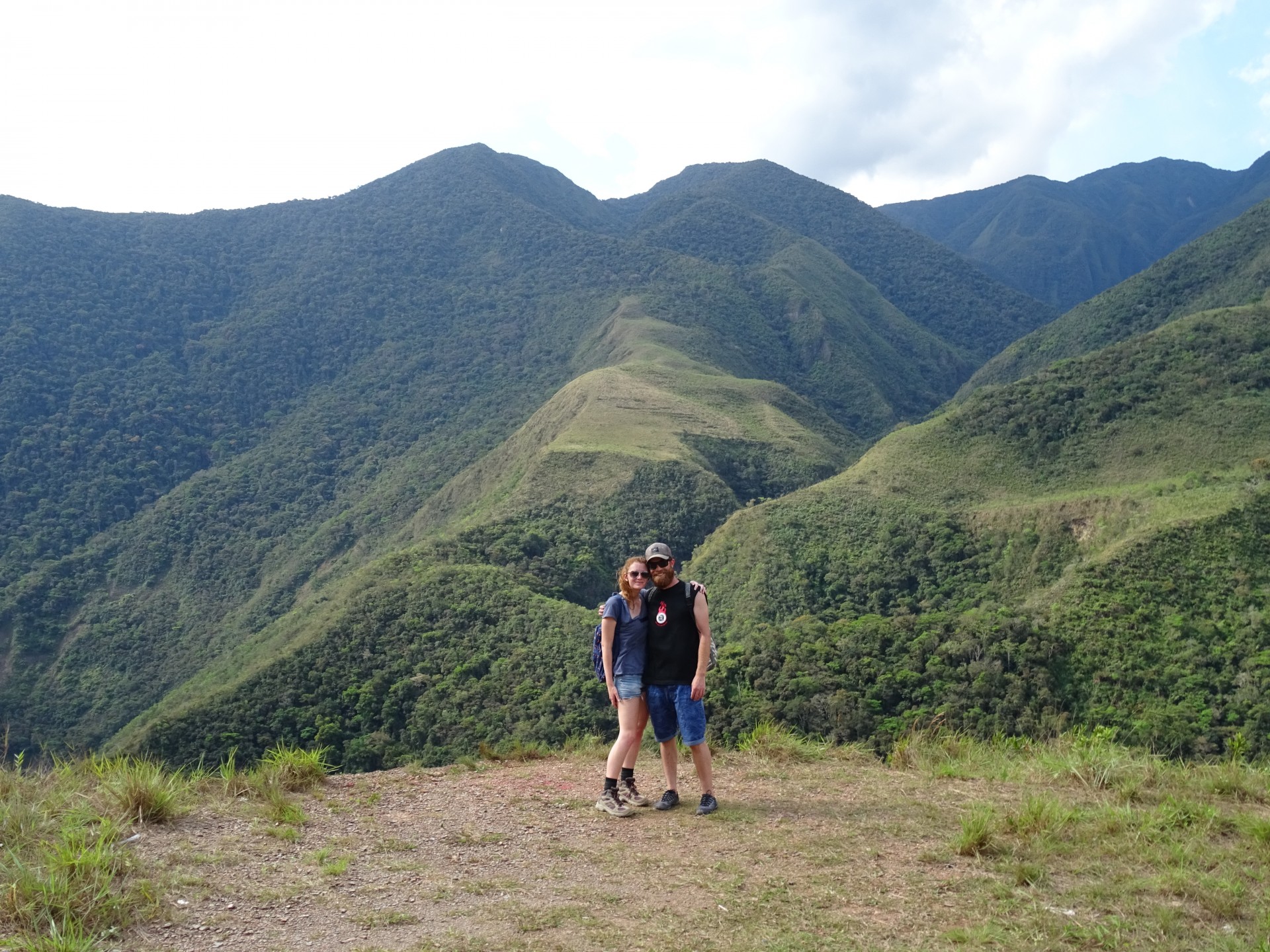 Lauren, Mike and the Yungas mountains.