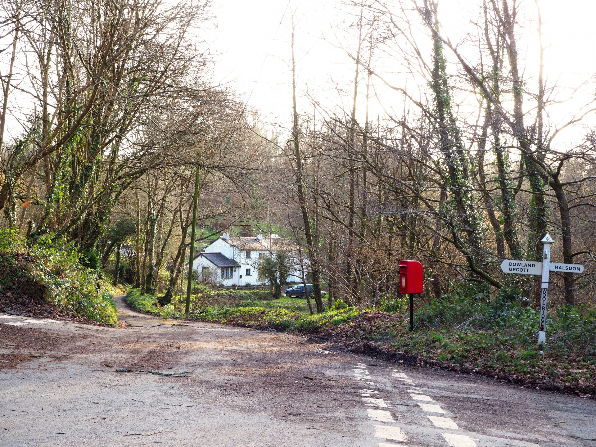 Postbox in the wilderness.